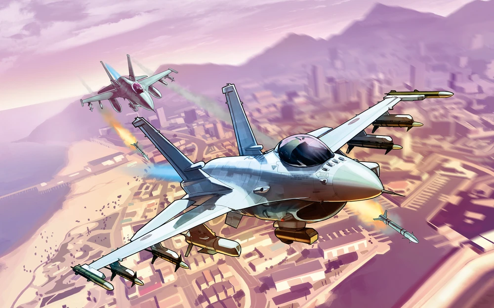 Combate aéreo con P-996 LAZER
