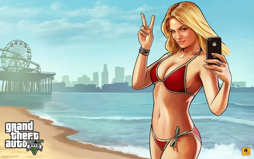 Mujer en la playa