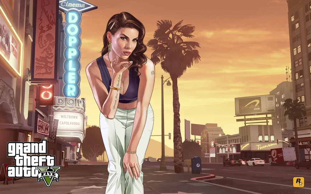 Mujer en Vinewood